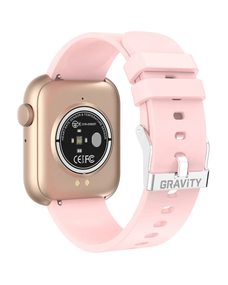 SMARTWATCH UNISEX GRAVITY GT3-1 - ROZMOWY BLUETOOTH, WŁASNE TARCZE (sg022a)