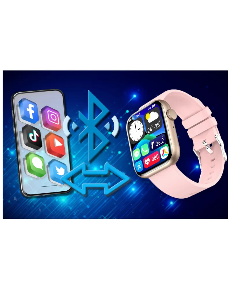 SMARTWATCH UNISEX GRAVITY GT3-1 - ROZMOWY BLUETOOTH, WŁASNE TARCZE (sg022a)