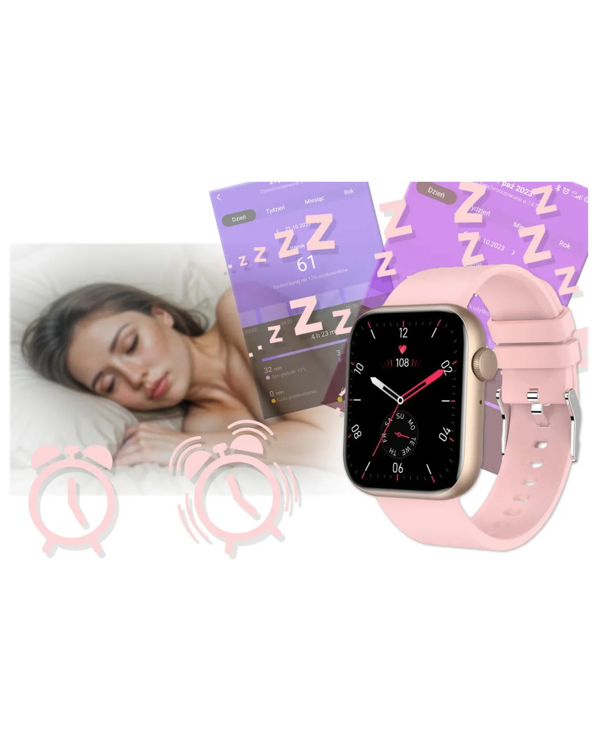 SMARTWATCH UNISEX GRAVITY GT3-1 - ROZMOWY BLUETOOTH, WŁASNE TARCZE (sg022a)