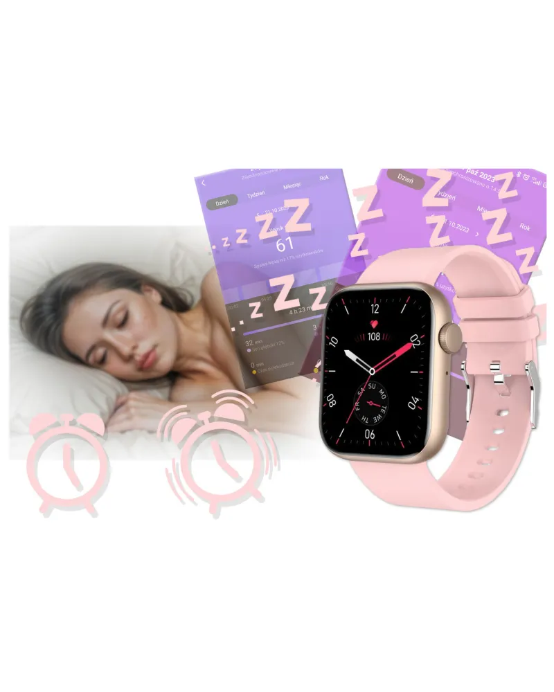 SMARTWATCH UNISEX GRAVITY GT3-1 - ROZMOWY BLUETOOTH, WŁASNE TARCZE (sg022a)
