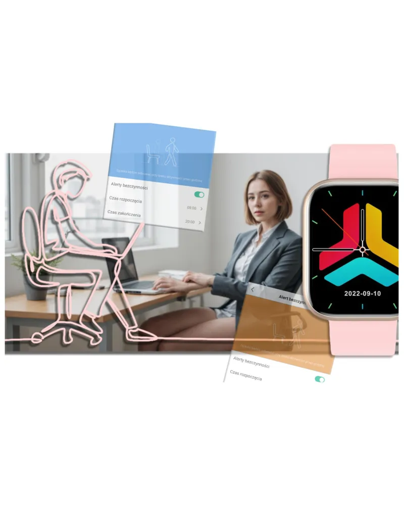SMARTWATCH UNISEX GRAVITY GT3-1 - ROZMOWY BLUETOOTH, WŁASNE TARCZE (sg022a)