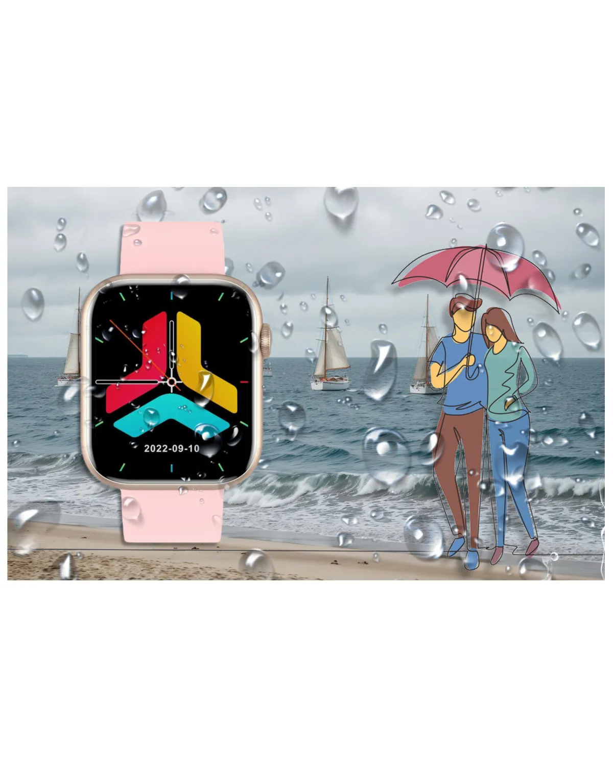 SMARTWATCH UNISEX GRAVITY GT3-1 - ROZMOWY BLUETOOTH, WŁASNE TARCZE (sg022a)