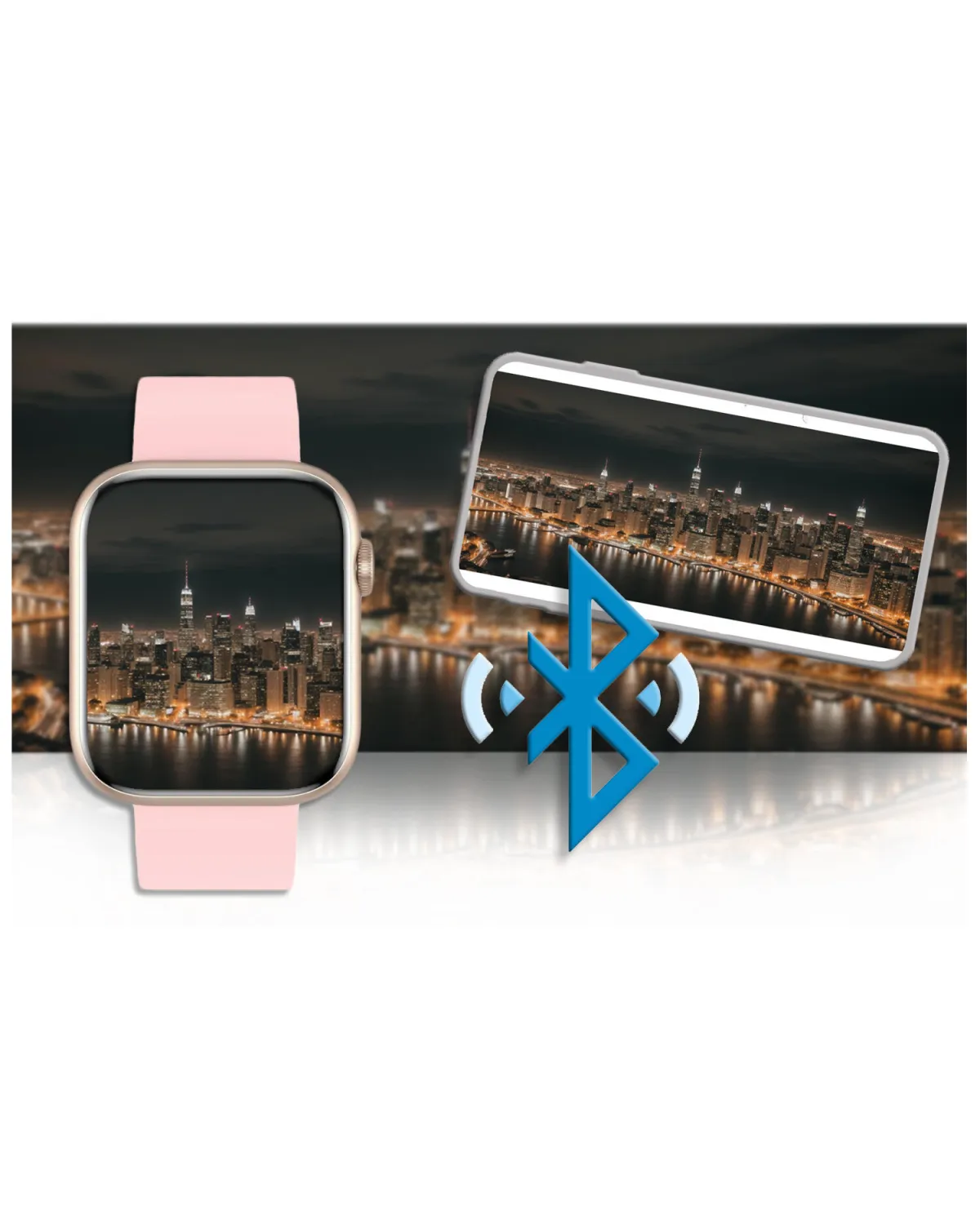 SMARTWATCH UNISEX GRAVITY GT3-1 - ROZMOWY BLUETOOTH, WŁASNE TARCZE (sg022a)