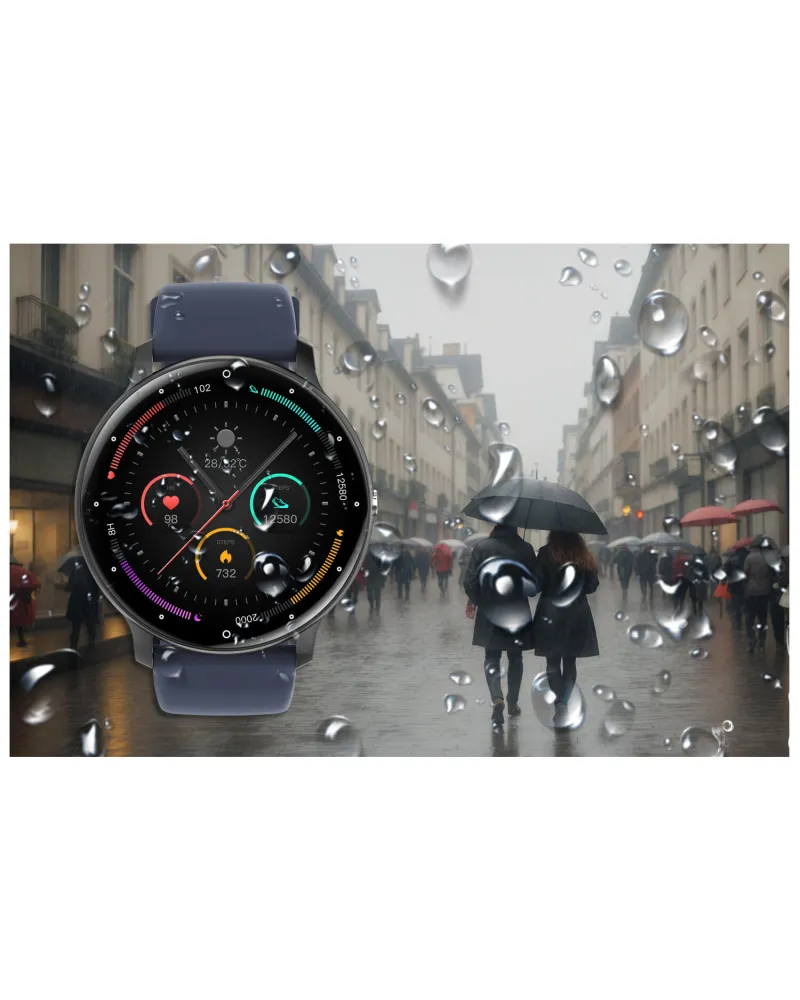 SMARTWATCH UNISEX GRAVITY GT1-1 PRO - ROZMOWY BLUETOOTH, DODATKOWY PASEK (sg027a)