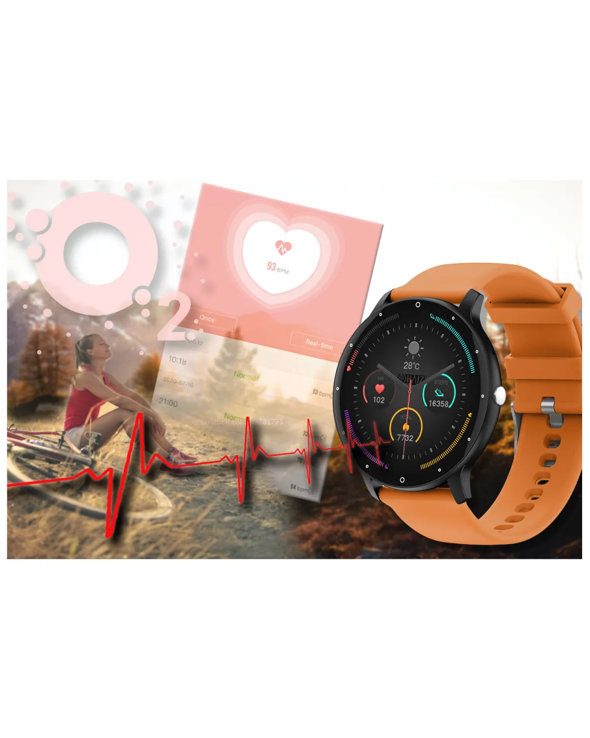 SMARTWATCH UNISEX GRAVITY GT1-2 PRO - ROZMOWY BLUETOOTH, DODATKOWY PASEK (sg027b)