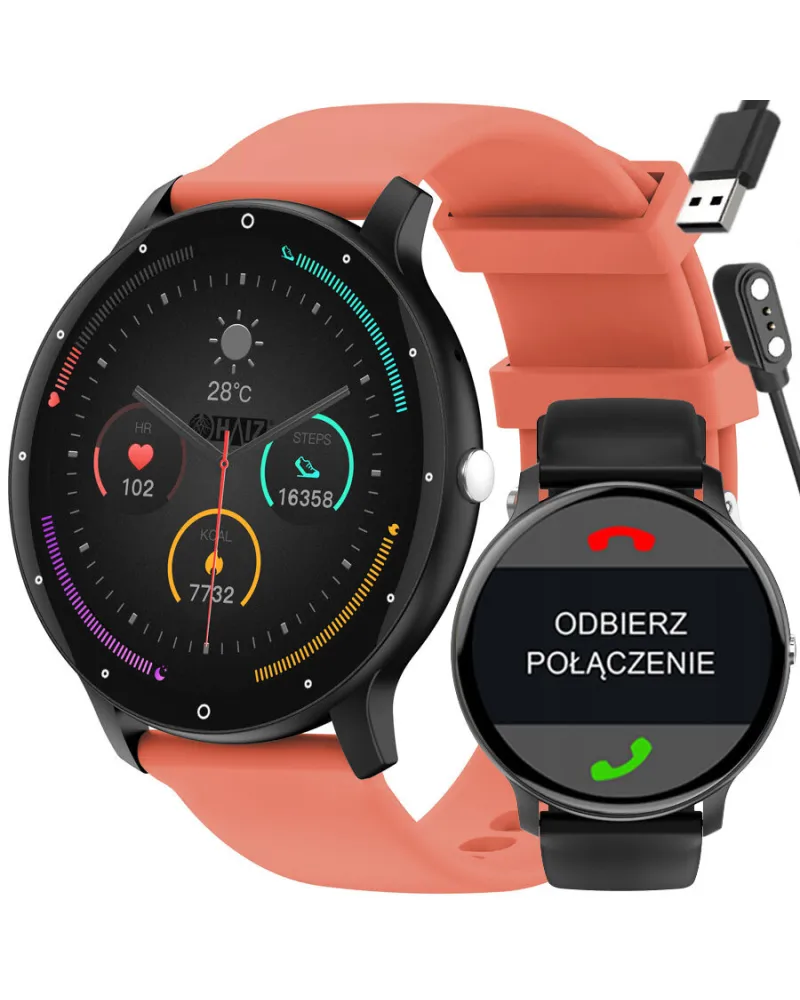 SMARTWATCH UNISEX GRAVITY GT1-3 PRO - ROZMOWY BLUETOOTH, DODATKOWY PASEK (sg027c) SMARTWATCH UNISEX GRAVITY GT1-3 PRO - ROZMOWY BLUETOOTH, DODATKOWY PASEK (sg027c)