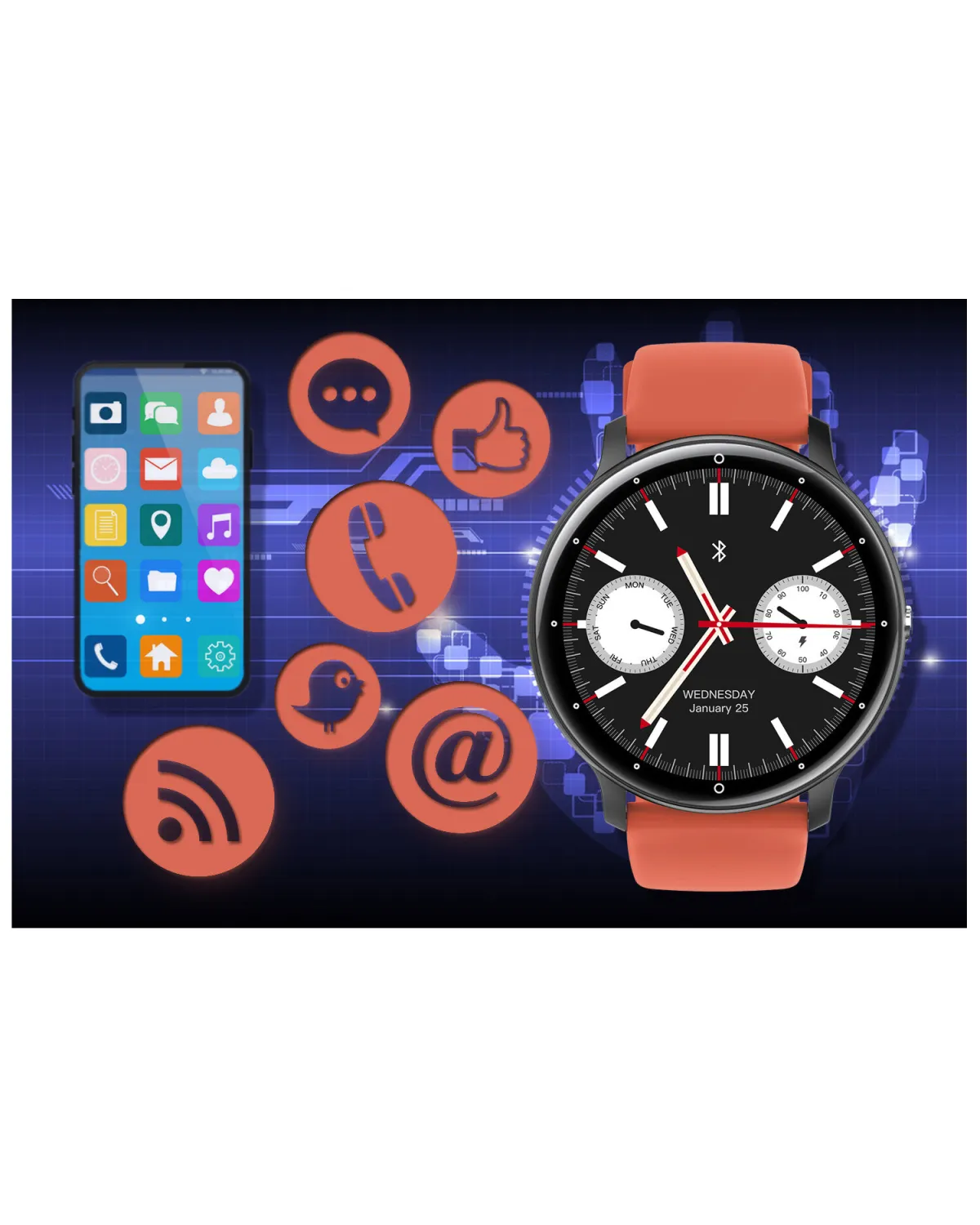 SMARTWATCH UNISEX GRAVITY GT1-3 PRO - ROZMOWY BLUETOOTH, DODATKOWY PASEK (sg027c) SMARTWATCH UNISEX GRAVITY GT1-3 PRO - ROZMOWY BLUETOOTH, DODATKOWY PASEK (sg027c)