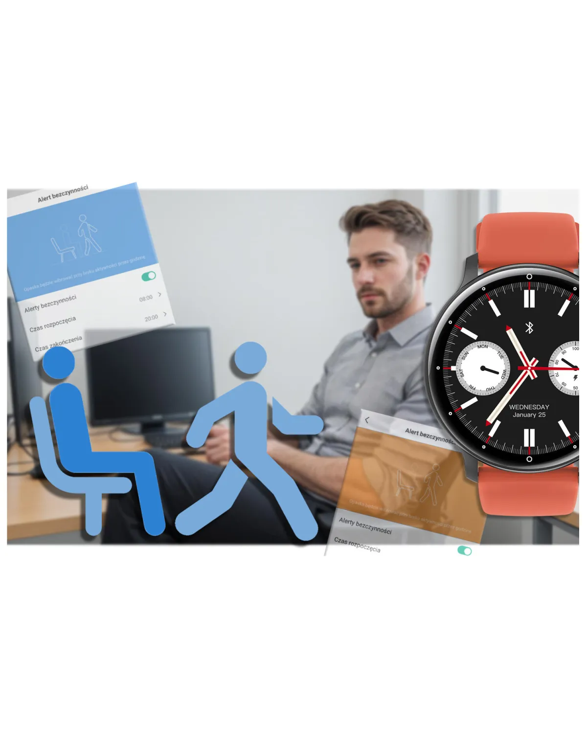 SMARTWATCH UNISEX GRAVITY GT1-3 PRO - ROZMOWY BLUETOOTH, DODATKOWY PASEK (sg027c) SMARTWATCH UNISEX GRAVITY GT1-3 PRO - ROZMOWY BLUETOOTH, DODATKOWY PASEK (sg027c)
