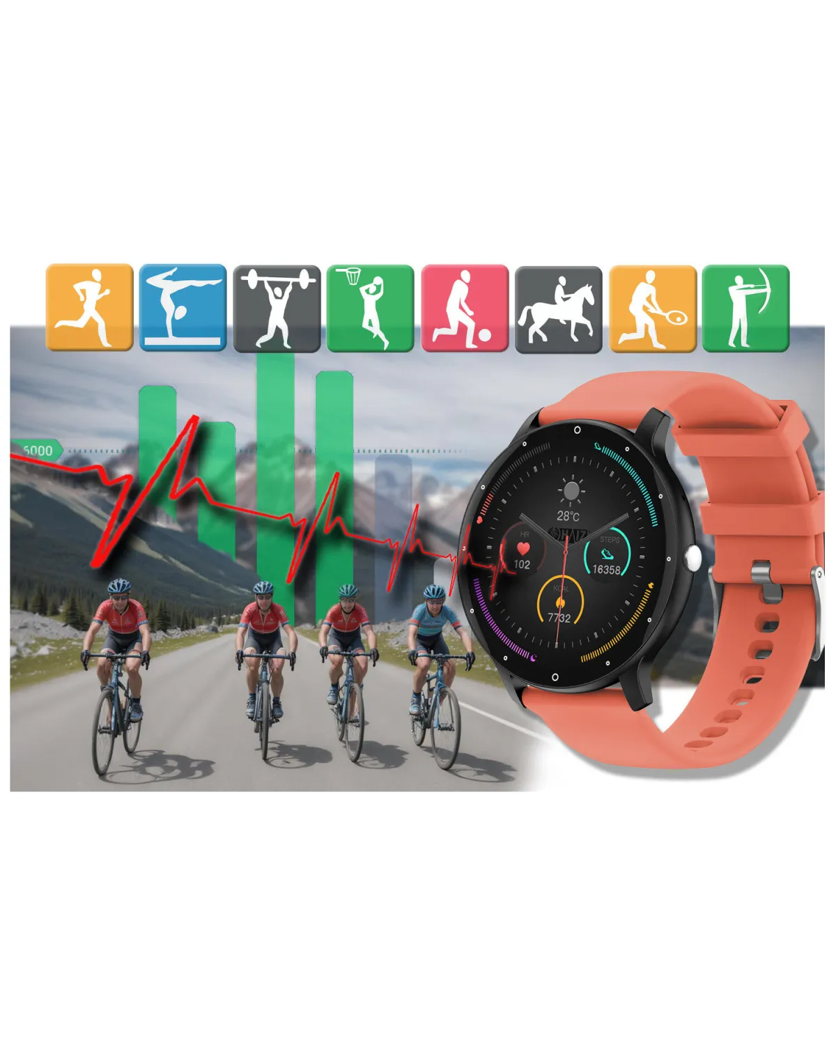 SMARTWATCH UNISEX GRAVITY GT1-3 PRO - ROZMOWY BLUETOOTH, DODATKOWY PASEK (sg027c) SMARTWATCH UNISEX GRAVITY GT1-3 PRO - ROZMOWY BLUETOOTH, DODATKOWY PASEK (sg027c)