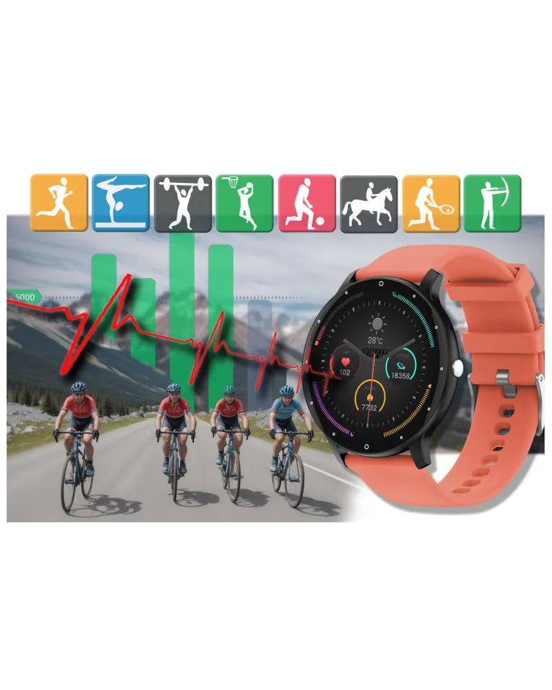 SMARTWATCH UNISEX GRAVITY GT1-3 PRO - ROZMOWY BLUETOOTH, DODATKOWY PASEK (sg027c) SMARTWATCH UNISEX GRAVITY GT1-3 PRO - ROZMOWY BLUETOOTH, DODATKOWY PASEK (sg027c)