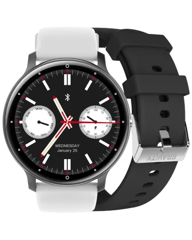 SMARTWATCH UNISEX GRAVITY GT1-4 PRO - ROZMOWY BLUETOOTH, DODATKOWY PASEK (sg027d)