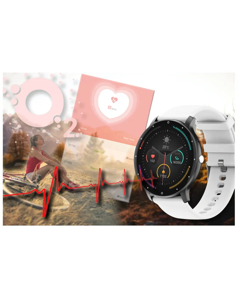 SMARTWATCH UNISEX GRAVITY GT1-4 PRO - ROZMOWY BLUETOOTH, DODATKOWY PASEK (sg027d)