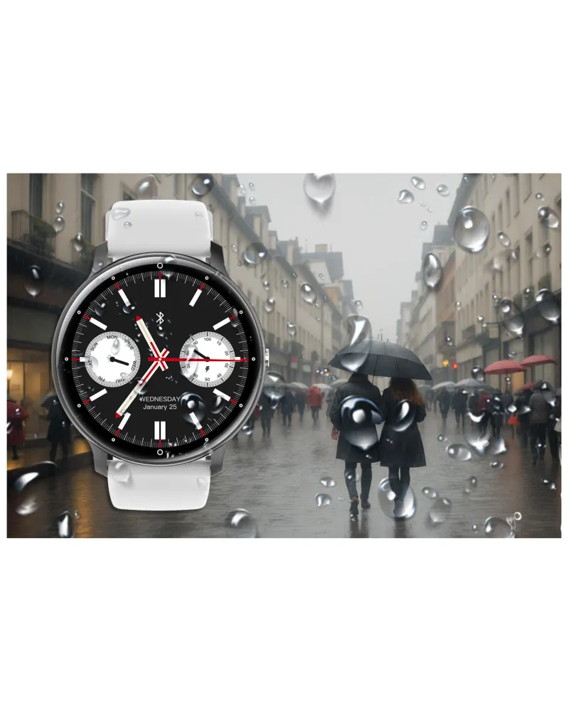 SMARTWATCH UNISEX GRAVITY GT1-4 PRO - ROZMOWY BLUETOOTH, DODATKOWY PASEK (sg027d)