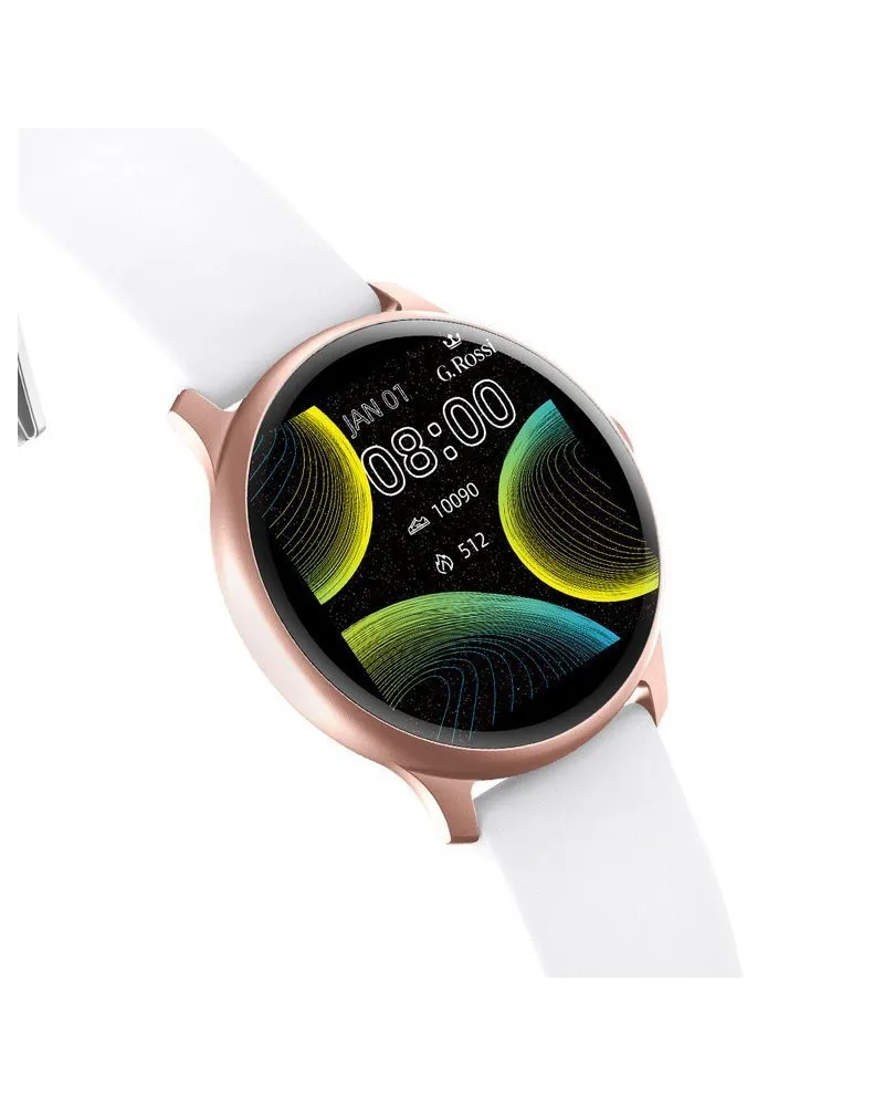 SMARTWATCH DAMSKI G. Rossi SW010-16 rosegold/white (sg005p) SMARTWATCH DAMSKI G. Rossi SW010-16 rosegold/white (sg005p)