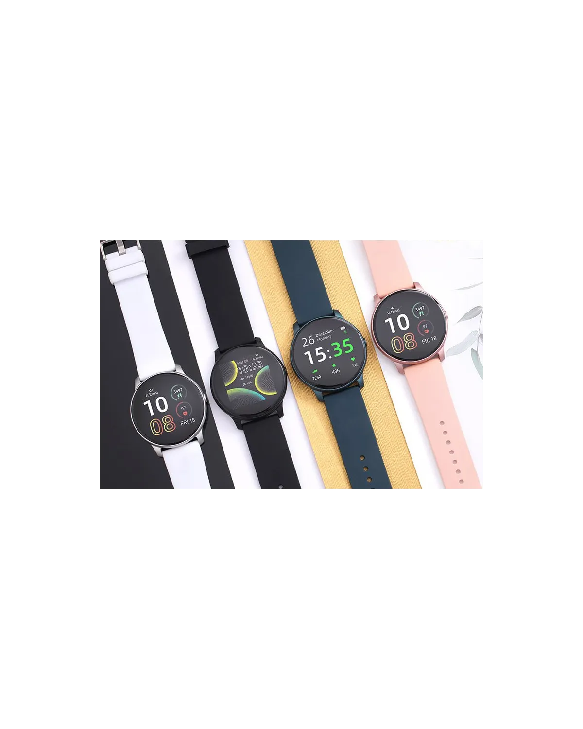 SMARTWATCH DAMSKI G. Rossi SW010-16 rosegold/white (sg005p) SMARTWATCH DAMSKI G. Rossi SW010-16 rosegold/white (sg005p)