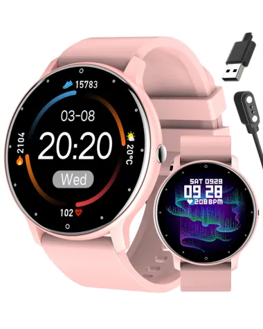 SMARTWATCH UNISEX GRAVITY GT1-1 - PULSOMETR, WŁASNE TARCZE (sg015a)