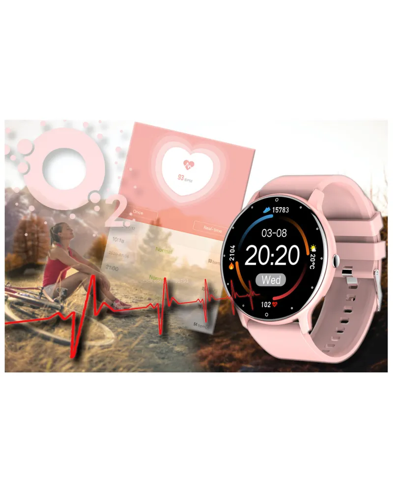SMARTWATCH UNISEX GRAVITY GT1-1 - PULSOMETR, WŁASNE TARCZE (sg015a) SMARTWATCH UNISEX GRAVITY GT1-1 - PULSOMETR, WŁASNE TARCZE (sg015a)