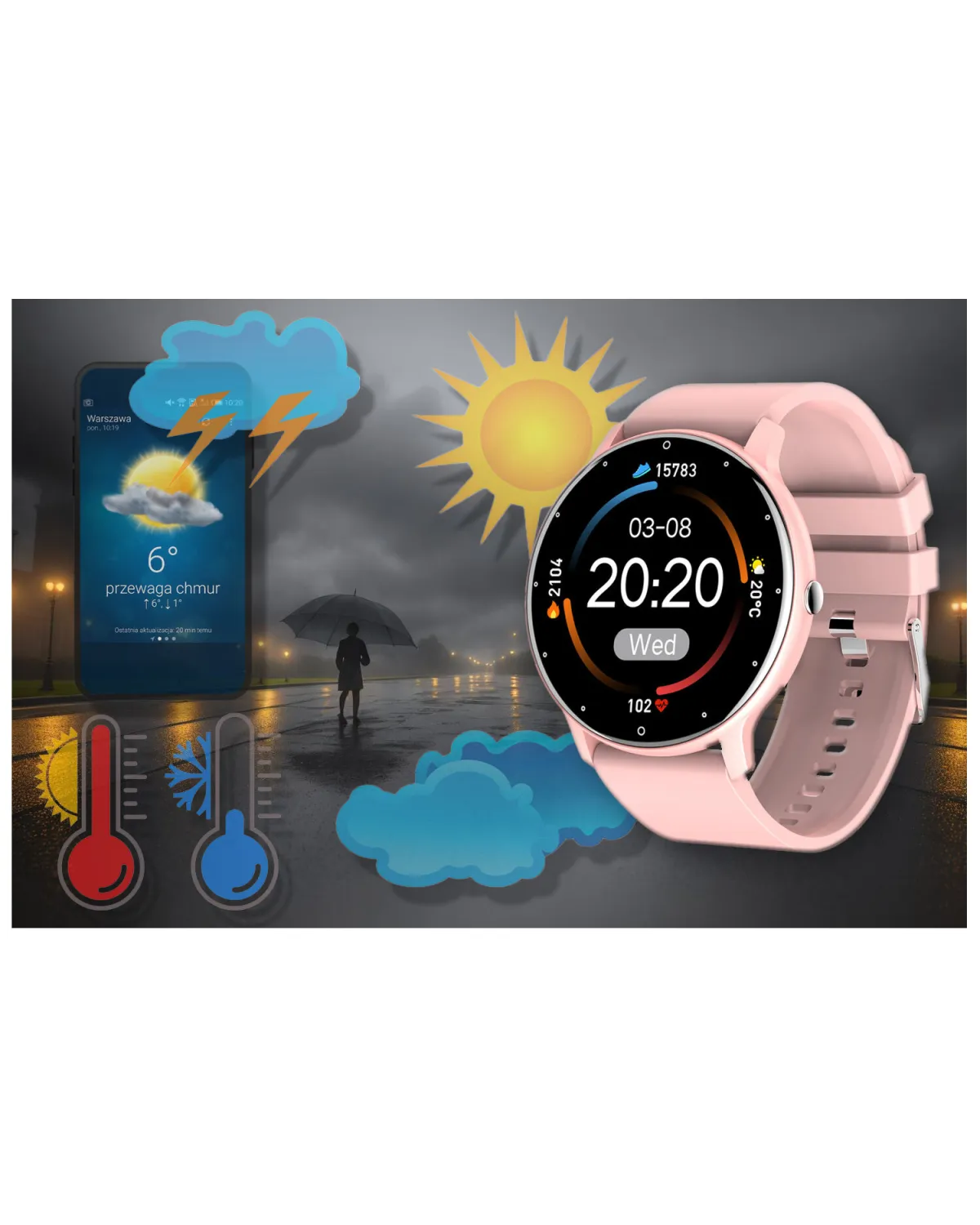 SMARTWATCH UNISEX GRAVITY GT1-1 - PULSOMETR, WŁASNE TARCZE (sg015a) SMARTWATCH UNISEX GRAVITY GT1-1 - PULSOMETR, WŁASNE TARCZE (sg015a)