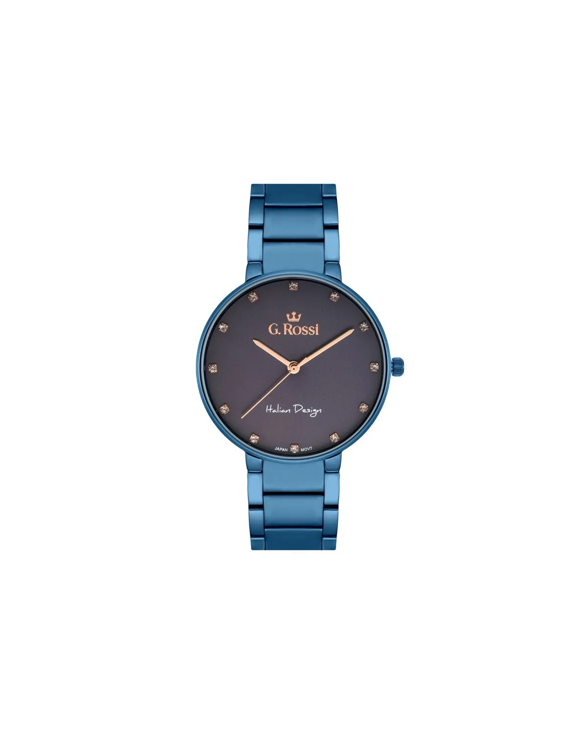 ZEGAREK G. ROSSI - 11155B2-6F3 (zg784g) blue + BOX ZEGAREK G. ROSSI - 11155B2-6F3 (zg784g) blue + BOX