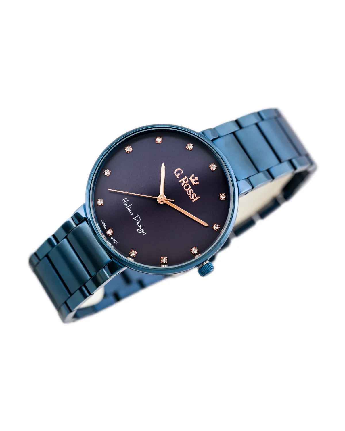 ZEGAREK G. ROSSI - 11155B2-6F3 (zg784g) blue + BOX ZEGAREK G. ROSSI - 11155B2-6F3 (zg784g) blue + BOX
