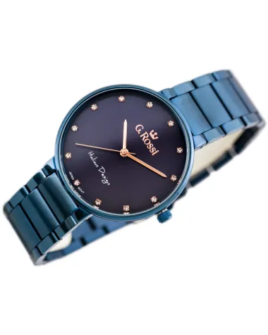 ZEGAREK G. ROSSI - 11155B2-6F3 (zg784g) blue + BOX ZEGAREK G. ROSSI - 11155B2-6F3 (zg784g) blue + BOX