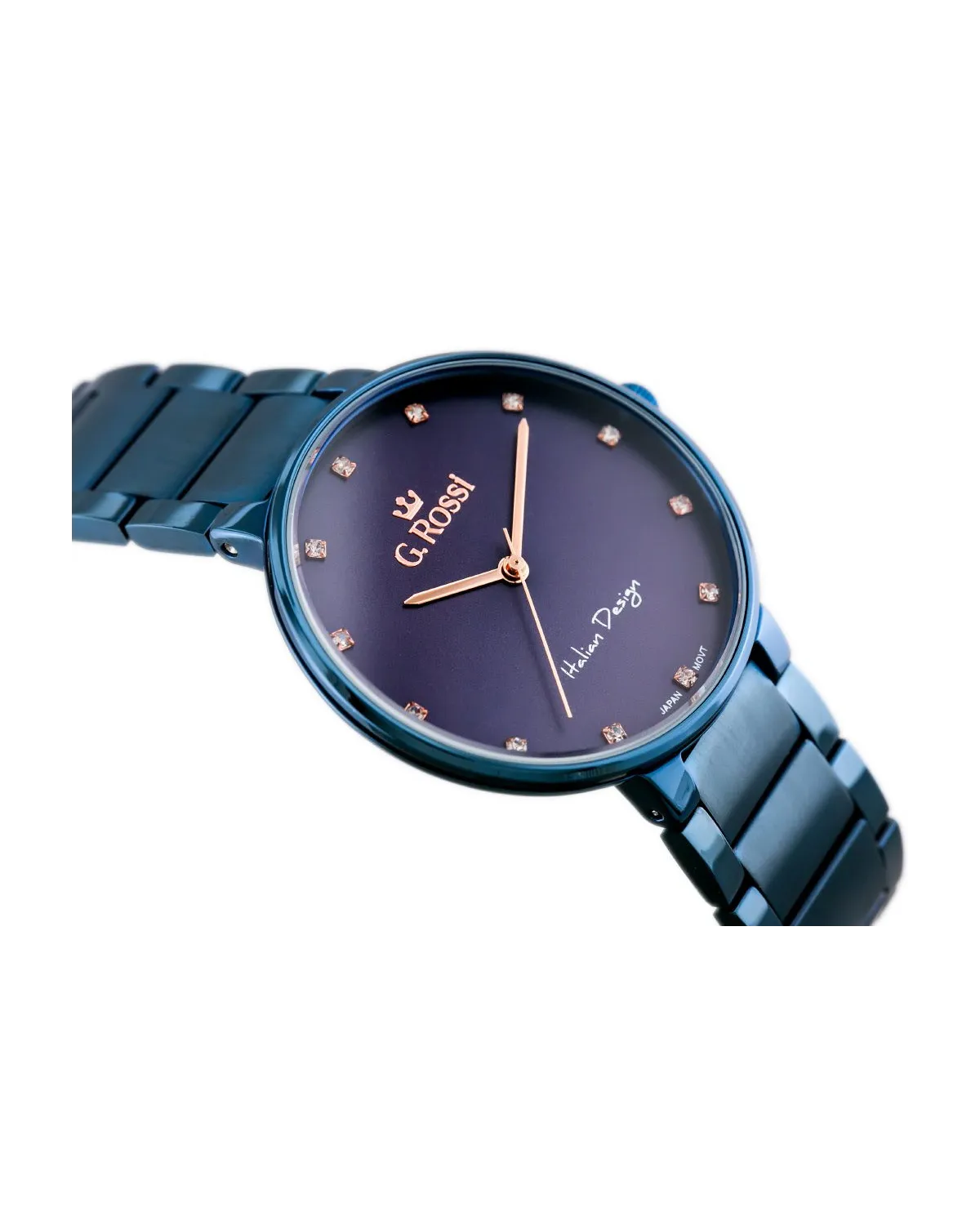 ZEGAREK G. ROSSI - 11155B2-6F3 (zg784g) blue + BOX ZEGAREK G. ROSSI - 11155B2-6F3 (zg784g) blue + BOX