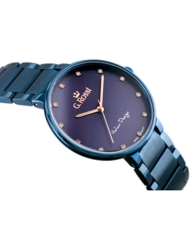 ZEGAREK G. ROSSI - 11155B2-6F3 (zg784g) blue + BOX ZEGAREK G. ROSSI - 11155B2-6F3 (zg784g) blue + BOX