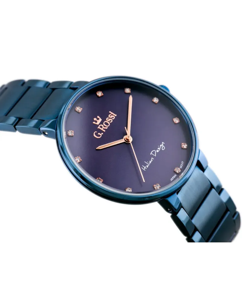 ZEGAREK G. ROSSI - 11155B2-6F3 (zg784g) blue + BOX ZEGAREK G. ROSSI - 11155B2-6F3 (zg784g) blue + BOX