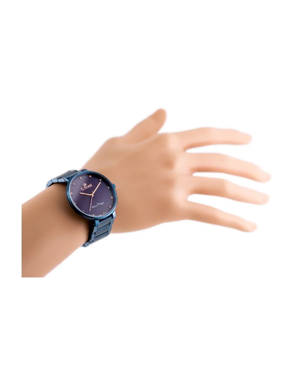ZEGAREK G. ROSSI - 11155B2-6F3 (zg784g) blue + BOX ZEGAREK G. ROSSI - 11155B2-6F3 (zg784g) blue + BOX