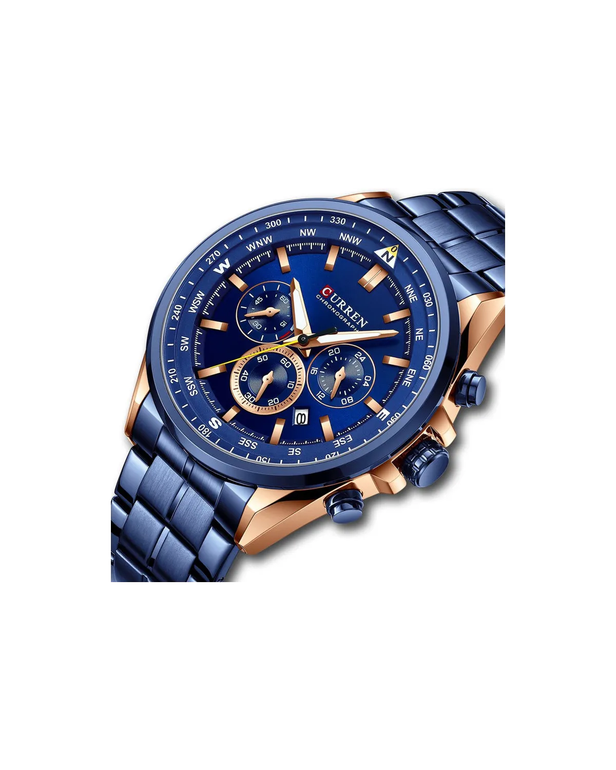 ZEGAREK MĘSKI CURREN 8399 (zc016d -CHRONOGRAF +BOX ZEGAREK MĘSKI CURREN 8399 (zc016d -CHRONOGRAF +BOX
