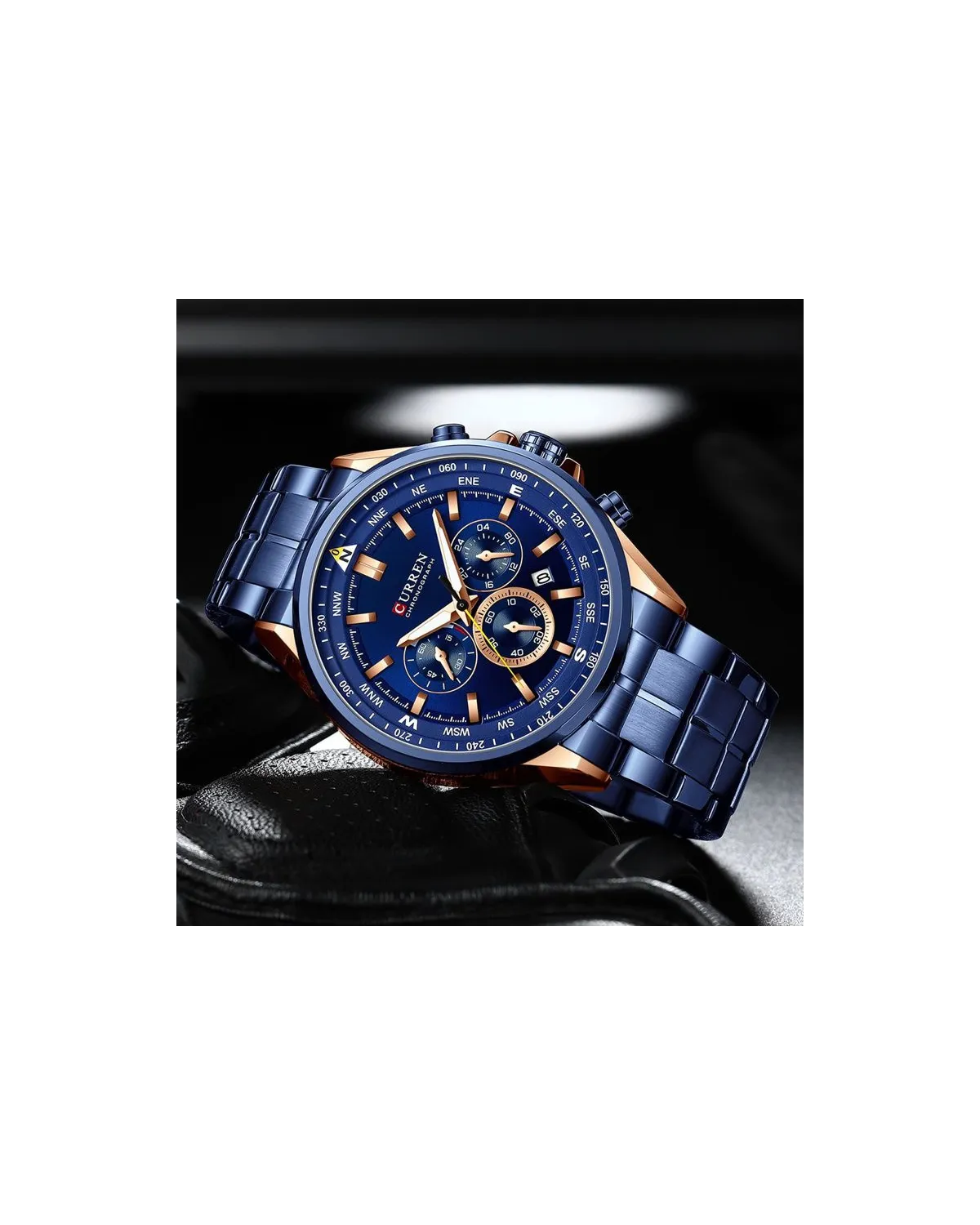 ZEGAREK MĘSKI CURREN 8399 (zc016d -CHRONOGRAF +BOX ZEGAREK MĘSKI CURREN 8399 (zc016d -CHRONOGRAF +BOX