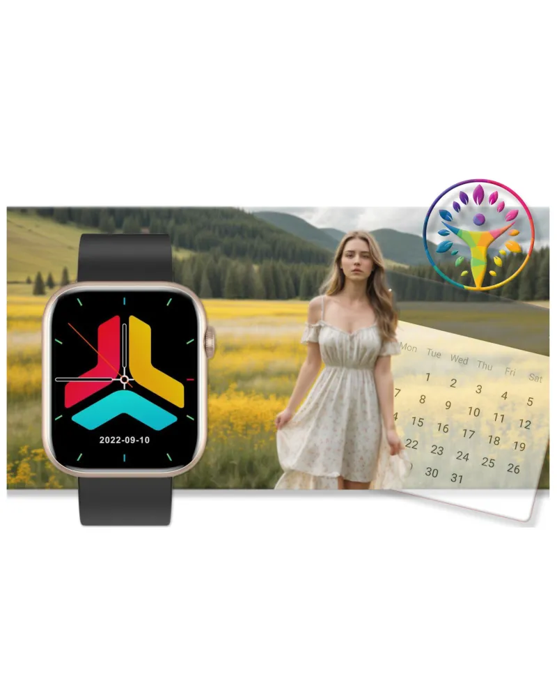 SMARTWATCH UNISEX GRAVITY GT3-2 - ROZMOWY BLUETOOTH, WŁASNE TARCZE (sg022b)