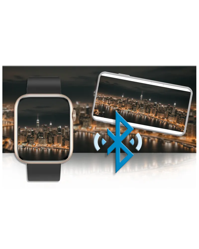 SMARTWATCH UNISEX GRAVITY GT3-2 - ROZMOWY BLUETOOTH, WŁASNE TARCZE (sg022b)