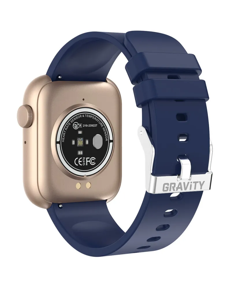 SMARTWATCH UNISEX GRAVITY GT3-4 - ROZMOWY BLUETOOTH, WŁASNE TARCZE (sg022d)
