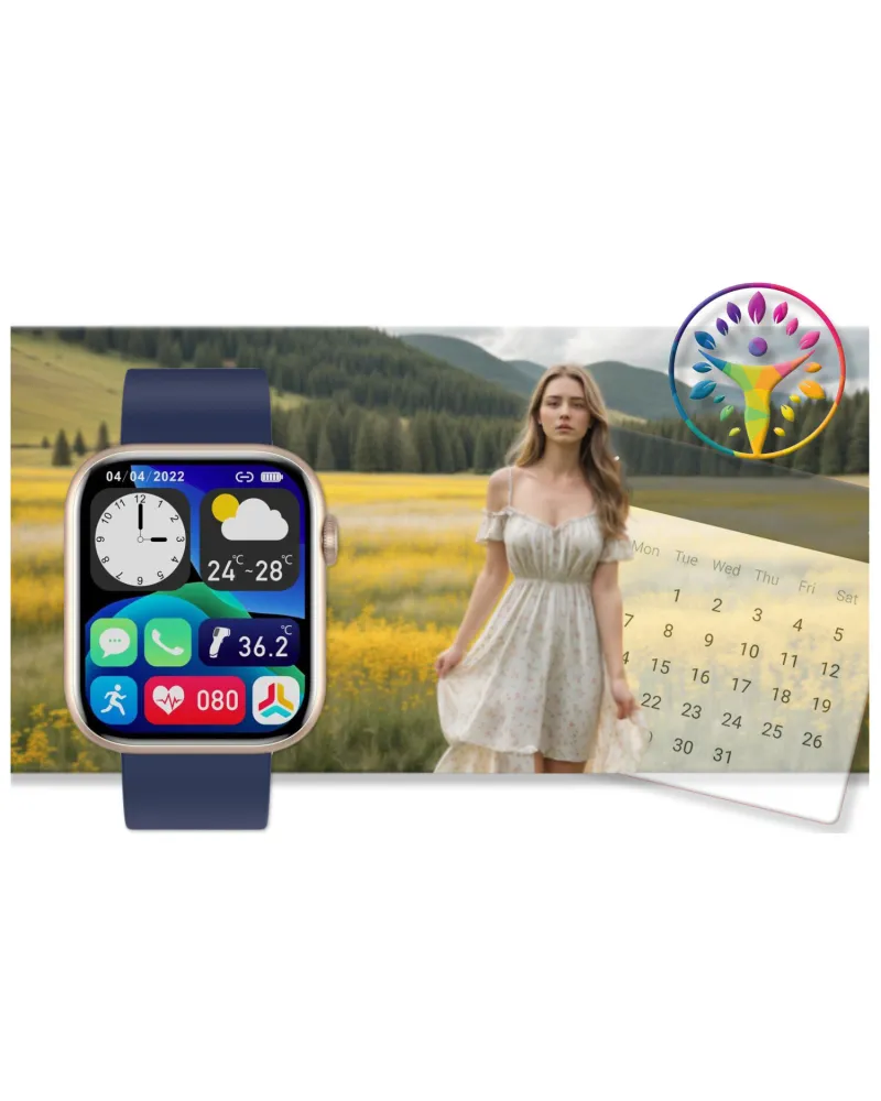 SMARTWATCH UNISEX GRAVITY GT3-4 - ROZMOWY BLUETOOTH, WŁASNE TARCZE (sg022d)