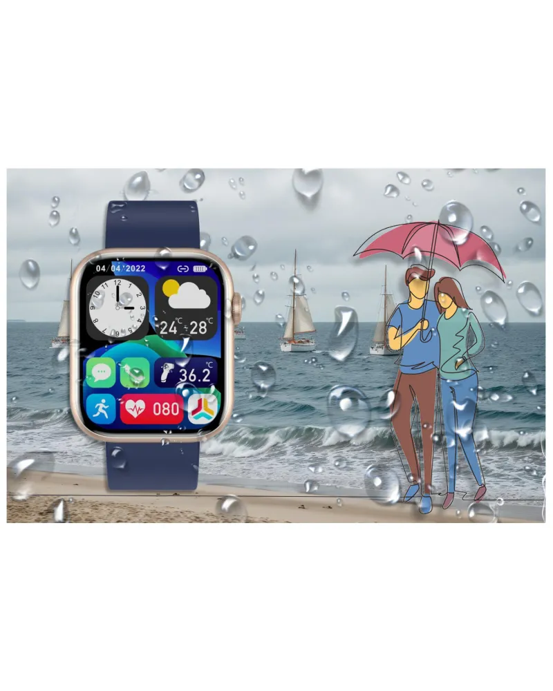 SMARTWATCH UNISEX GRAVITY GT3-4 - ROZMOWY BLUETOOTH, WŁASNE TARCZE (sg022d)