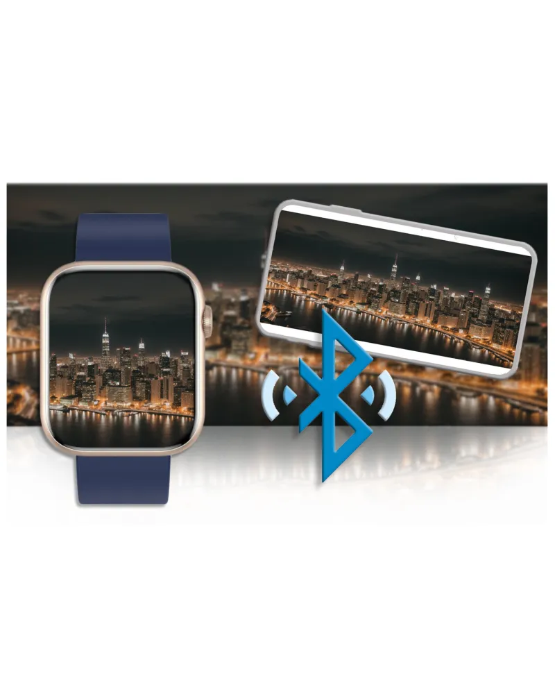 SMARTWATCH UNISEX GRAVITY GT3-4 - ROZMOWY BLUETOOTH, WŁASNE TARCZE (sg022d)