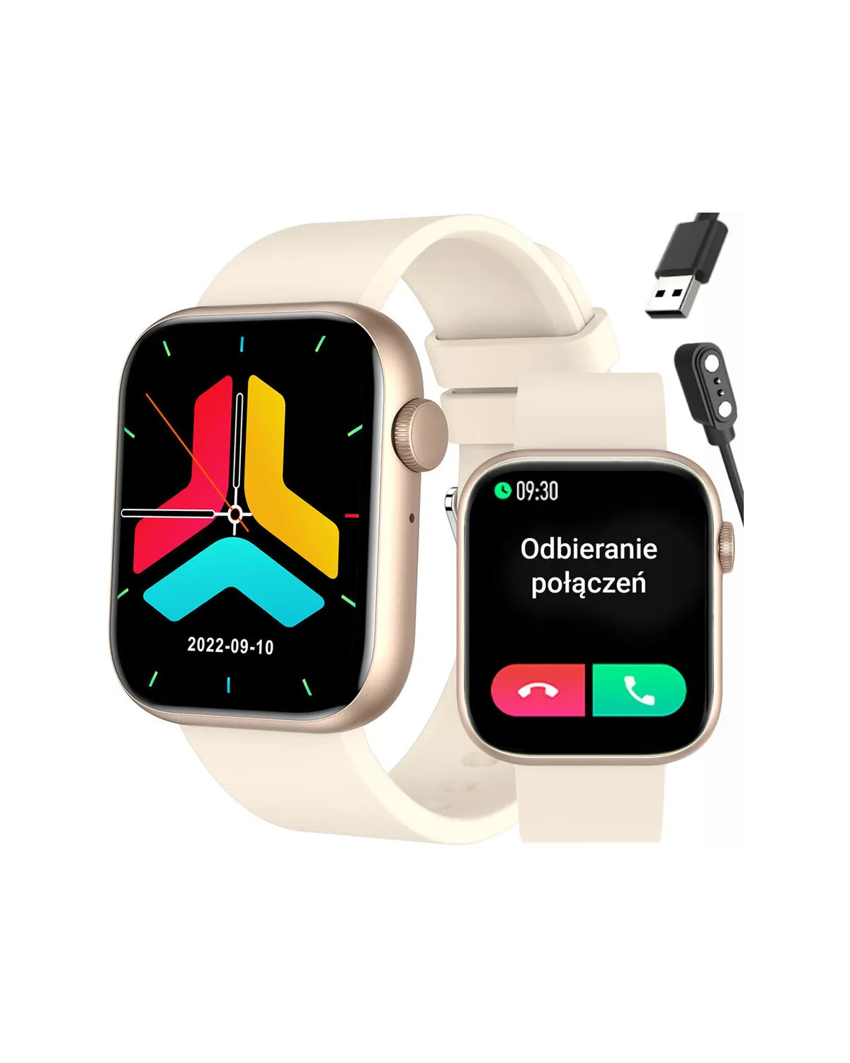 SMARTWATCH UNISEX GRAVITY GT3-6 - ROZMOWY BLUETOOTH, WŁASNE TARCZE (sg022f)