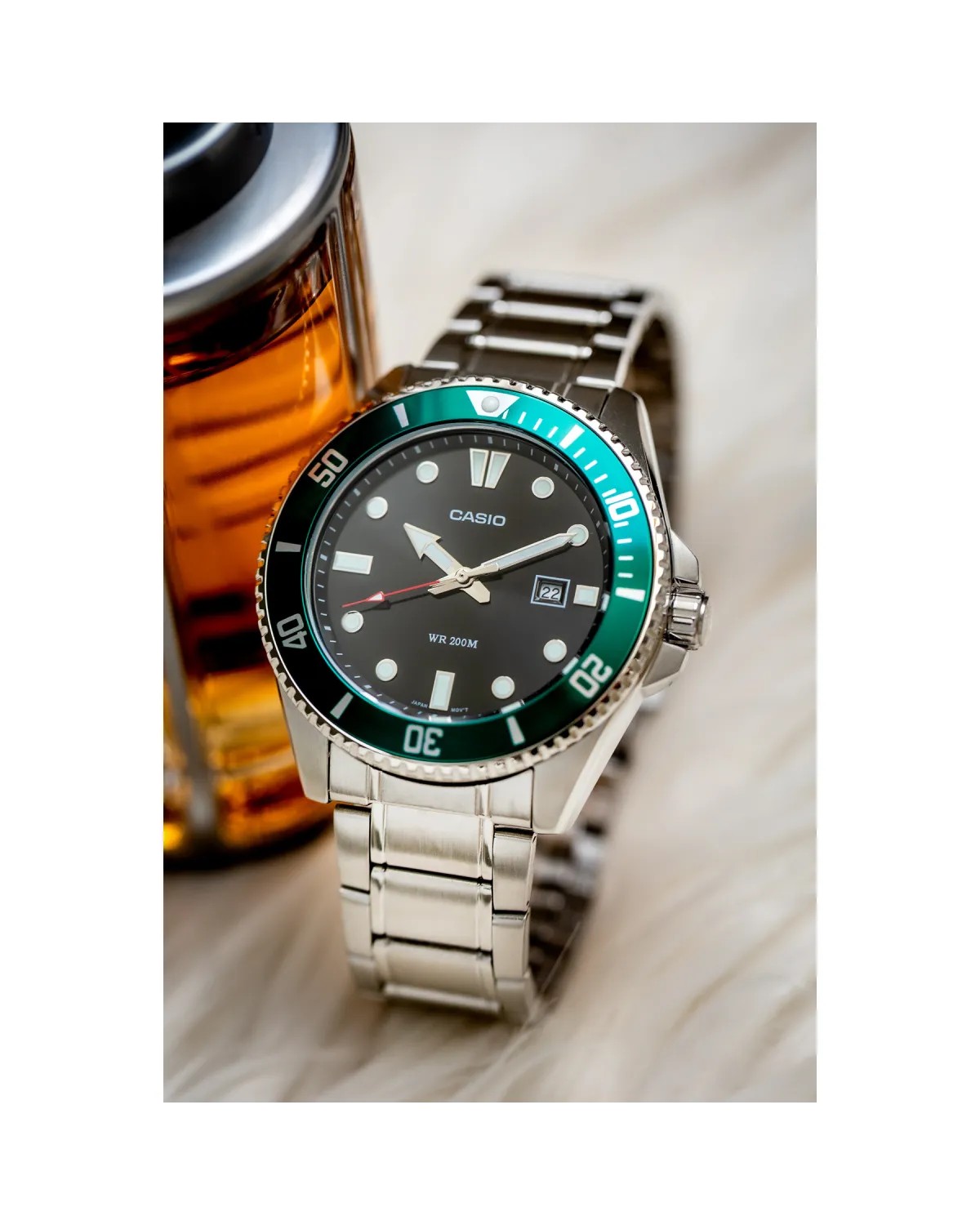 Zegarek Męski Casio MDV-107D-3A WR200 + BOX