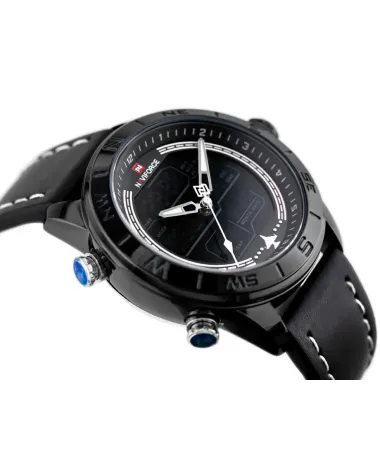 ZEGAREK MĘSKI NAVIFORCE - NF9144 (zn077a) - black/white + box ZEGAREK MĘSKI NAVIFORCE - NF9144 (zn077a) - black/white + box