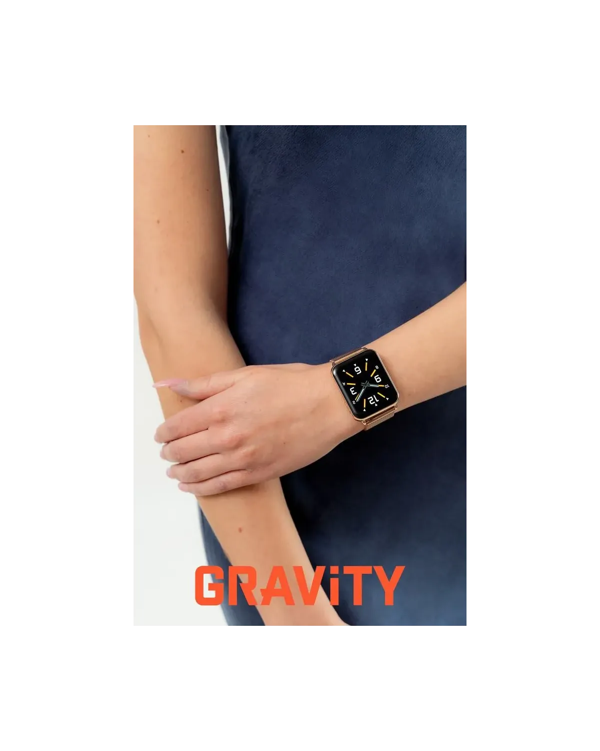 SMARTWATCH UNISEX GRAVITY GT17-2 - AMOLED, DODATKOWY PASEK (sg038b)