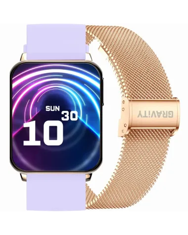 SMARTWATCH UNISEX GRAVITY GT17-3 - AMOLED, DODATKOWY PASEK (sg038c)