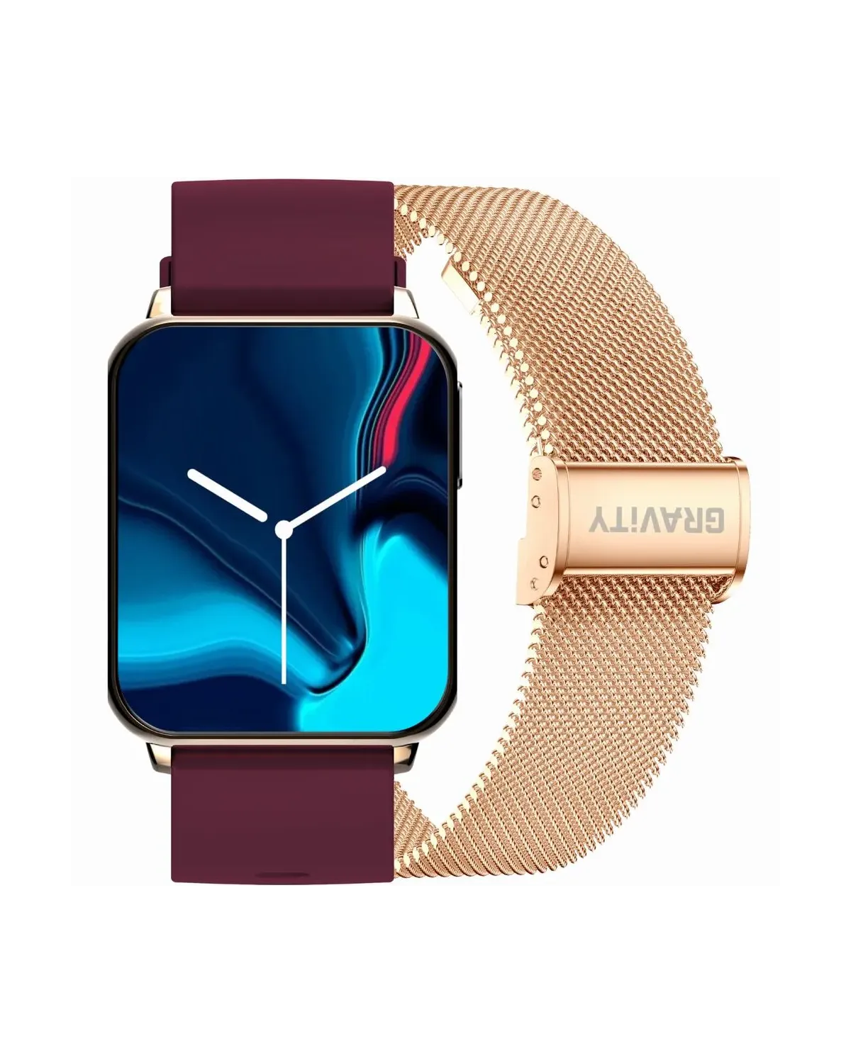 SMARTWATCH UNISEX GRAVITY GT17-6 - AMOLED, DODATKOWY PASEK (sg038f)