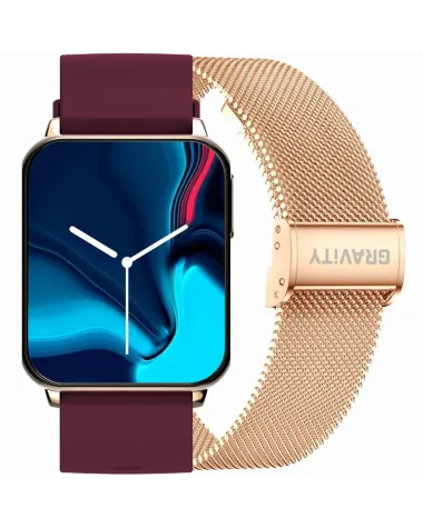 SMARTWATCH UNISEX GRAVITY GT17-6 - AMOLED, DODATKOWY PASEK (sg038f)