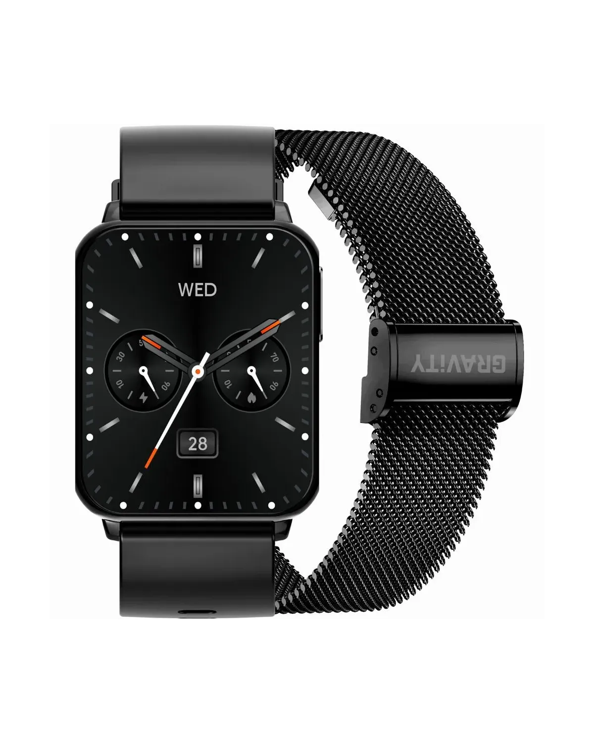 SMARTWATCH UNISEX GRAVITY GT17-7 - AMOLED, DODATKOWY PASEK (sg038g)
