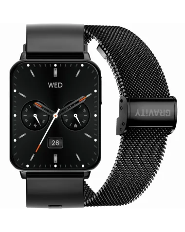 SMARTWATCH UNISEX GRAVITY GT17-7 - AMOLED, DODATKOWY PASEK (sg038g)