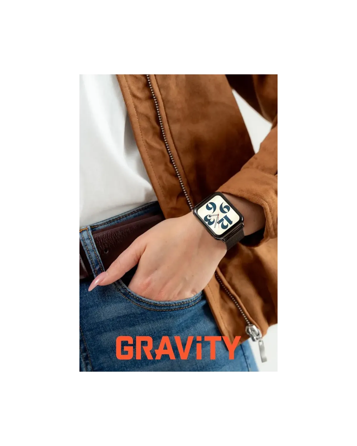 SMARTWATCH UNISEX GRAVITY GT17-8 - AMOLED, DODATKOWY PASEK (sg038h)