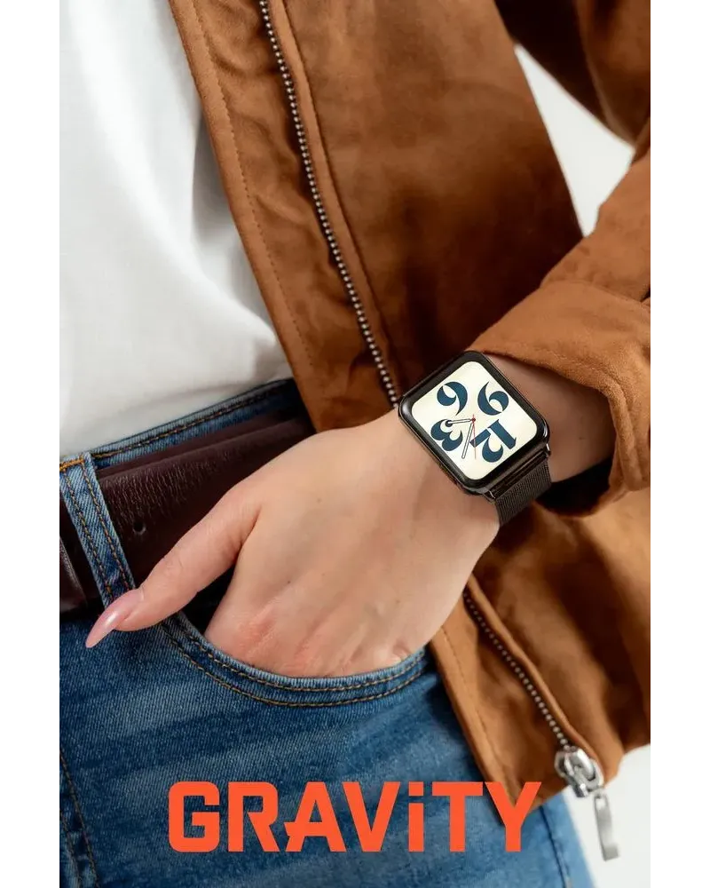 SMARTWATCH UNISEX GRAVITY GT17-8 - AMOLED, DODATKOWY PASEK (sg038h)