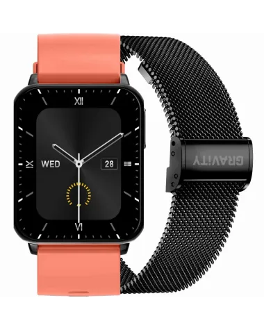 SMARTWATCH UNISEX GRAVITY GT17-10 - AMOLED, DODATKOWY PASEK (sg038j)