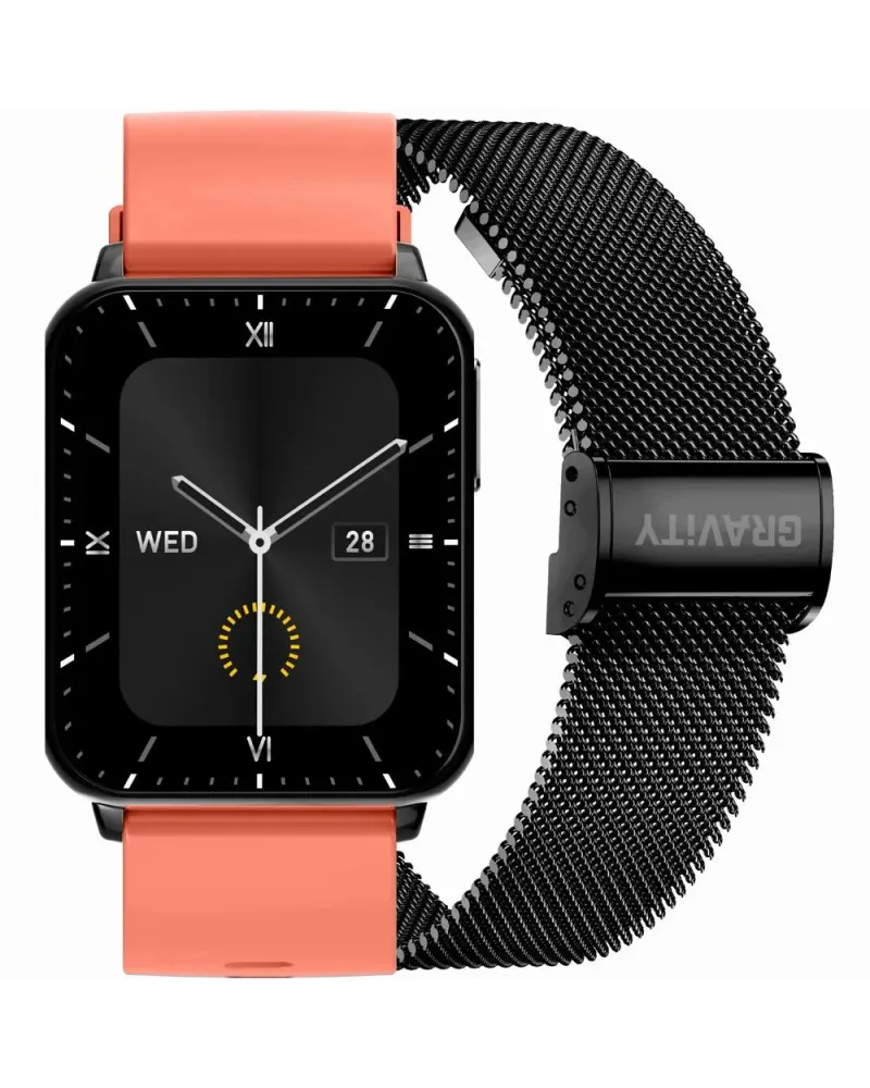 SMARTWATCH UNISEX GRAVITY GT17-10 - AMOLED, DODATKOWY PASEK (sg038j) SMARTWATCH UNISEX GRAVITY GT17-10 - AMOLED, DODATKOWY PASEK (sg038j)